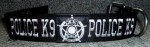 2" K9 FLAT Collar, Embroidery and Badge